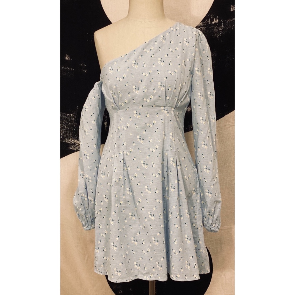 Majorelle LRG “Mandy” Baby Blue Floral Ditsy Dress
